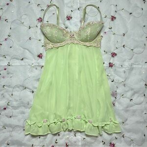 Vintage Babydoll Floral Lace Top